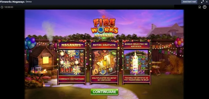 Fireworks Megaways demo