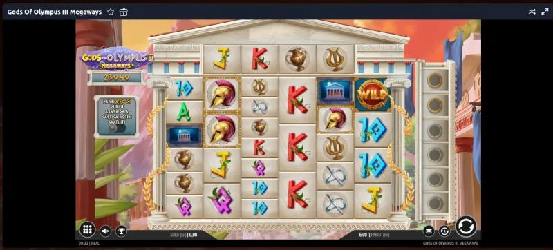 Jocul de slot Gods of Olympus III Megaways