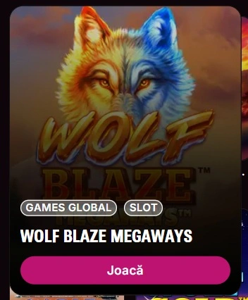 Jocul de slot Wolf Blaze Megaways