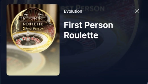 Jocul First Person Roulette online