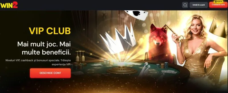 Programul VIP de la Win2 Casino