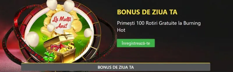 Bonus de ziua ta la Winbet Casino