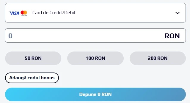 NetBet Casino teste de plăți cu cardul