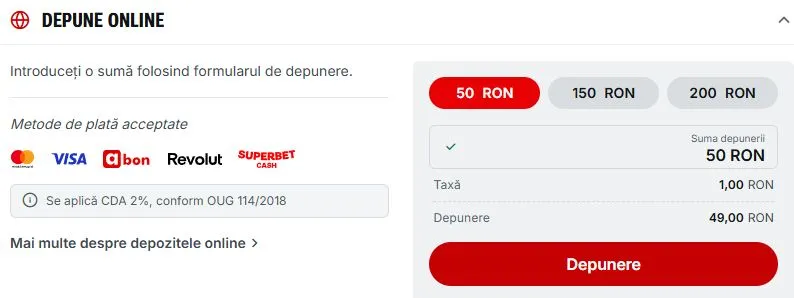 Revolut la Superbet