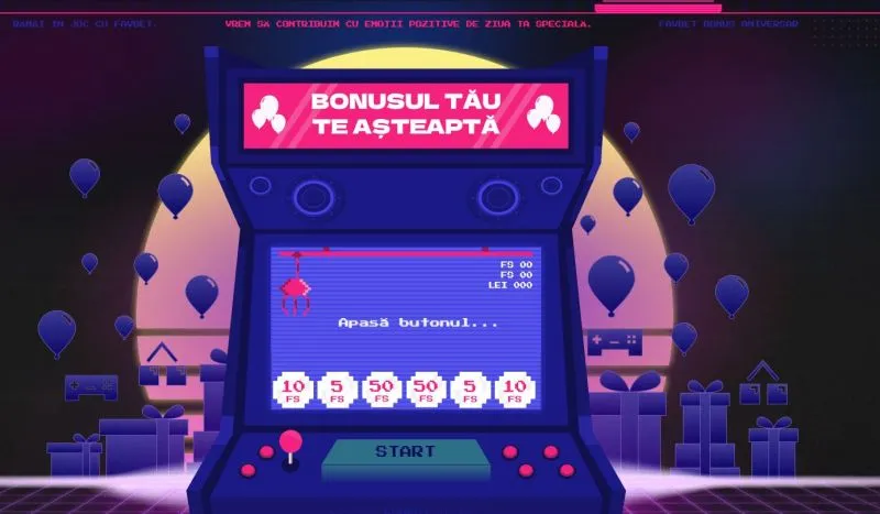 Bonus de ziua ta la Favbet Casino