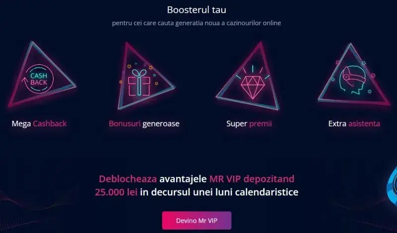 Programul VIP la Mr Bit Casino