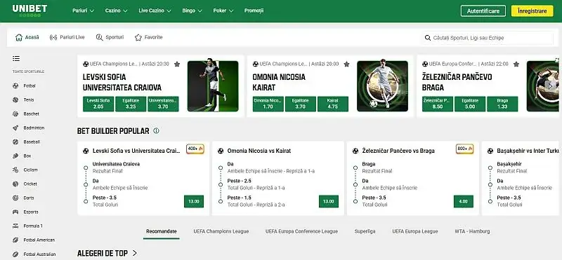 Unibet Casino bonus sport