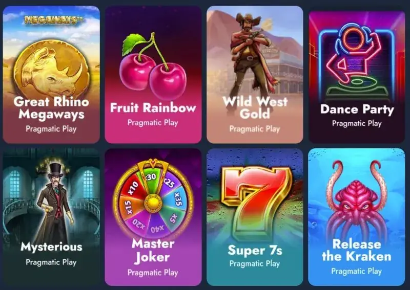 Păcănele și sloturi la PariuriPlus Casino