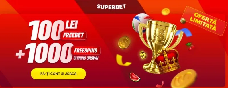 Bonus fără depunere Superbet Casino
