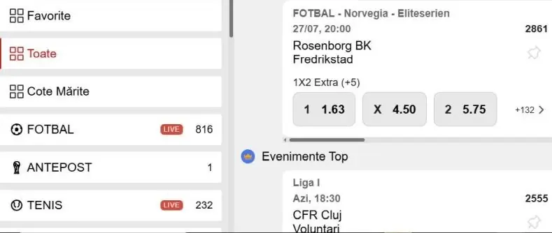 Pariuri sportive la Powerbet