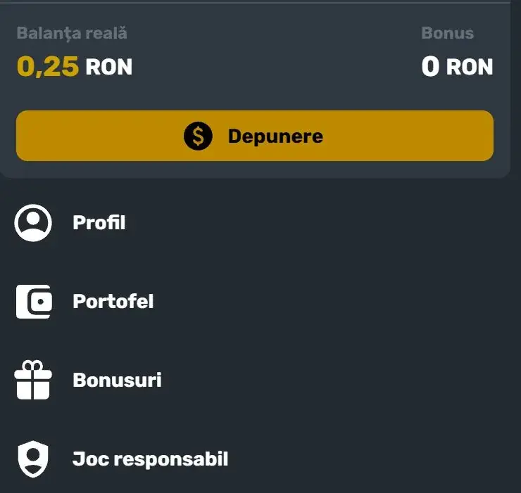 Contul meu la Prima Casino