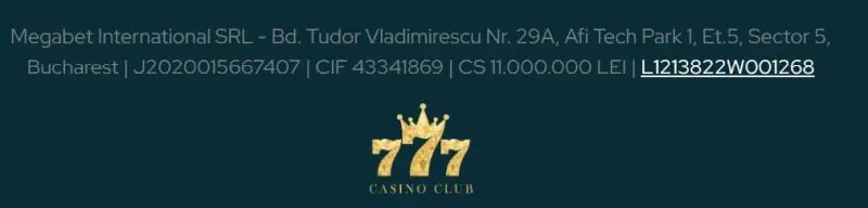 Licența și siguranța la 777 Casino